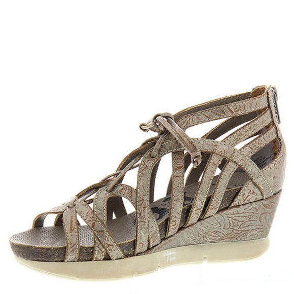 OTBT Women's Nomadic Wedge Sandals - Pewter - Picture 2 of 4
